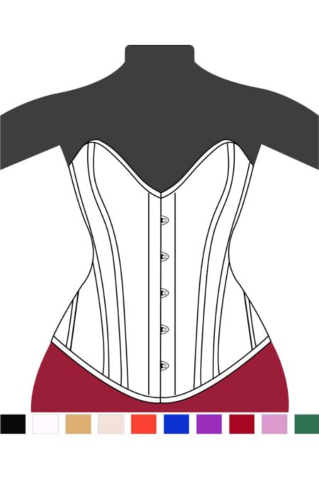 Clasic Victorian Overbust Corset Heart F9949-1 |ABCorsetry UK